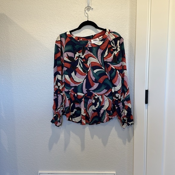 Anthropologie Maeve Cheyenne Peplum Blouse - Picture 5 of 7